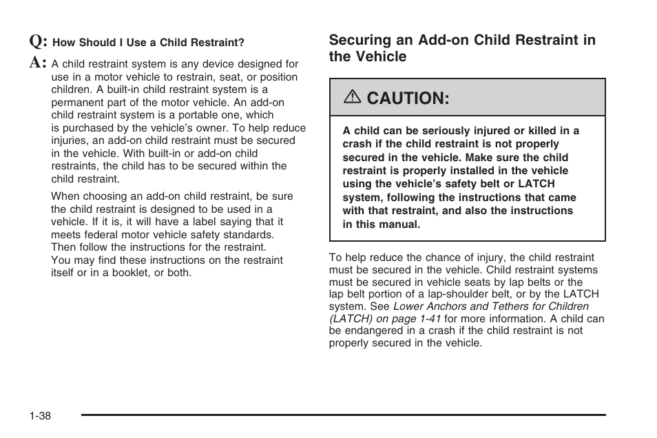 Caution | Hummer 2006 H3 User Manual | Page 44 / 420