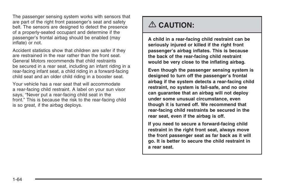 Caution | Hummer 2006 H3 User Manual | Page 70 / 420