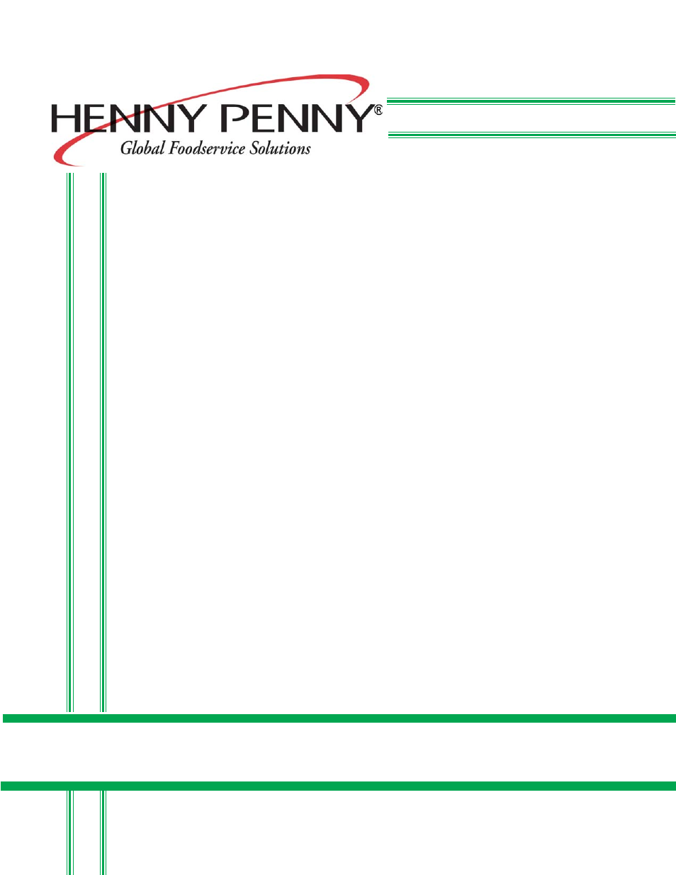 Henny Penny HHC-993 User Manual | 28 pages
