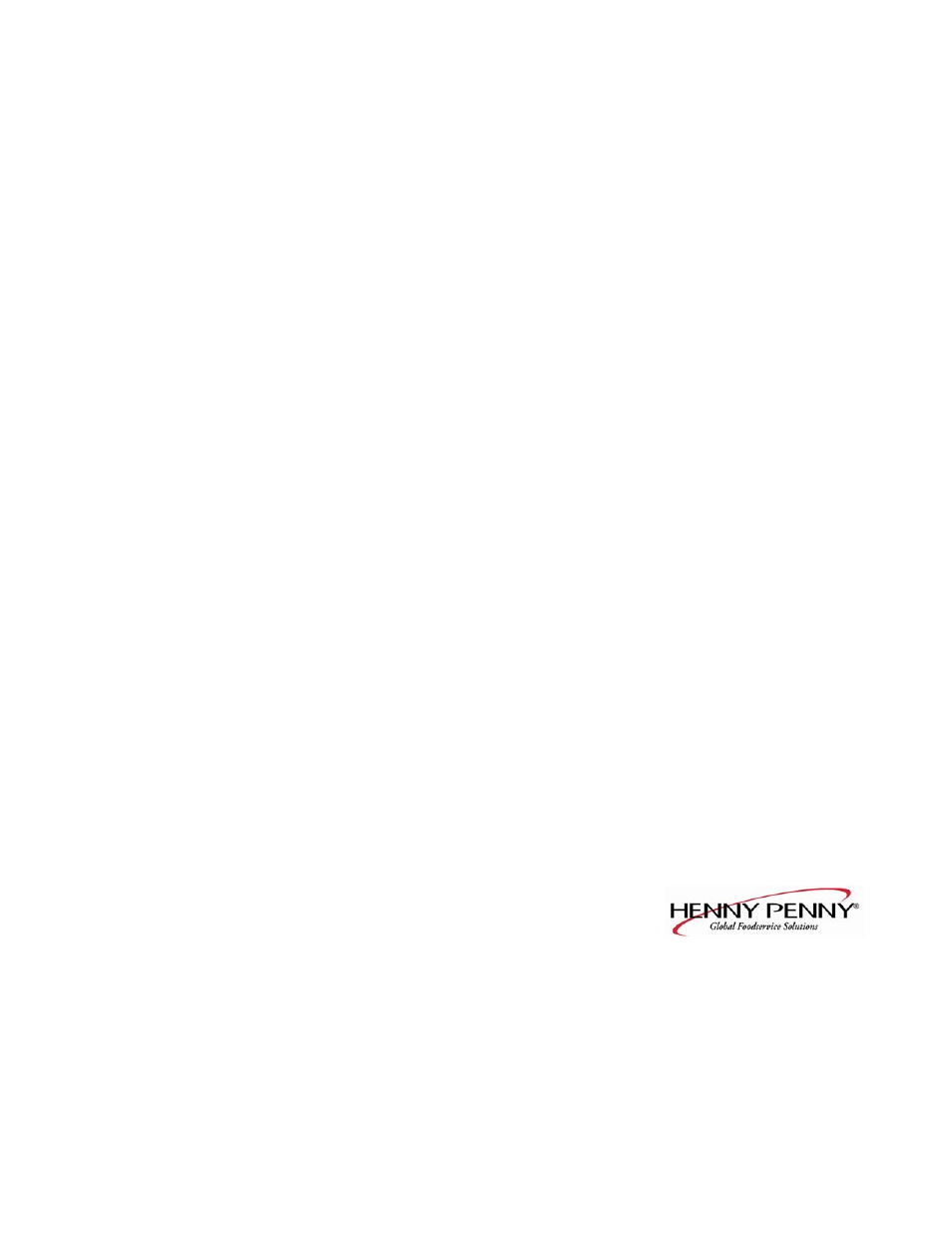 Henny Penny MP-944 User Manual | Page 18 / 18