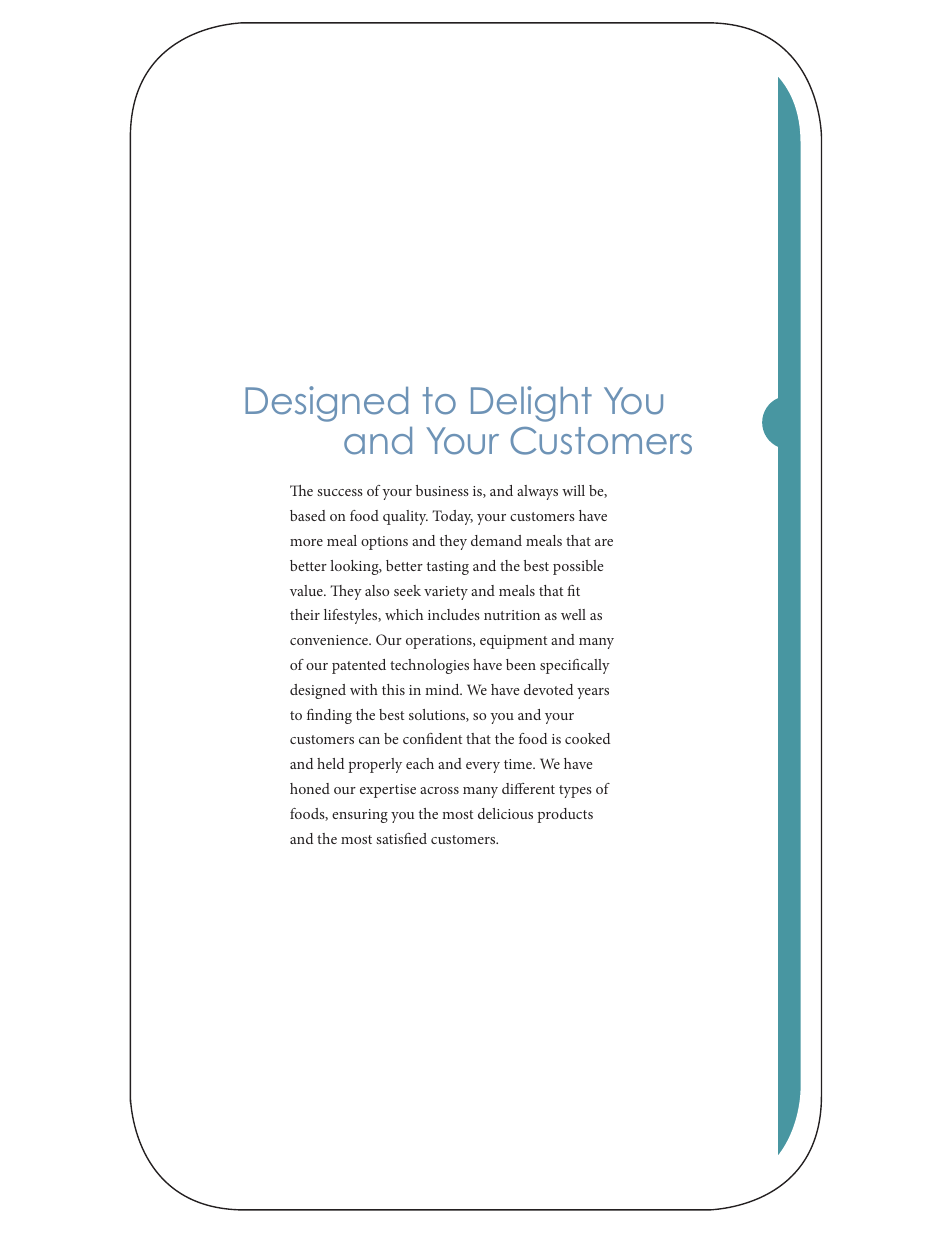 Designed to delight you and your customers | Henny Penny none User Manual | Page 5 / 12
