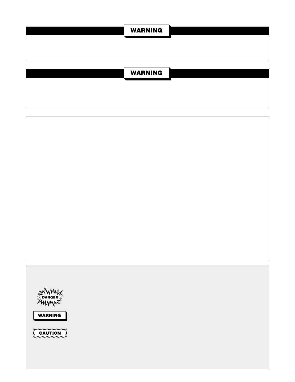 Indication of safety warnings | Henny Penny CLIMAPLUS LCG User Manual | Page 2 / 84