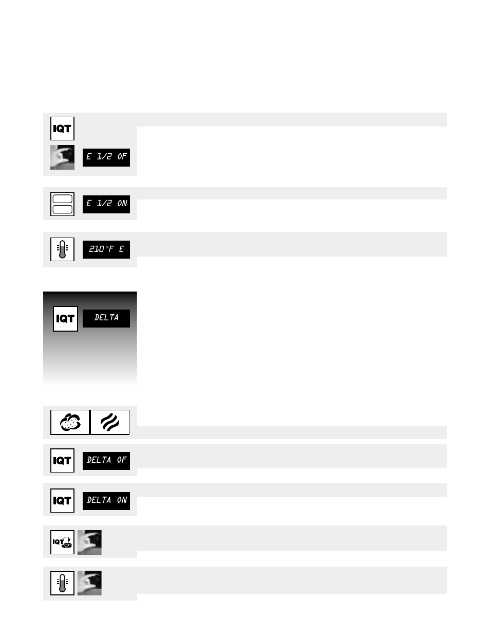 Delta-t, Special function: delta-t, Without iqt logic) | Henny Penny CLIMAPLUS LCG User Manual | Page 41 / 84