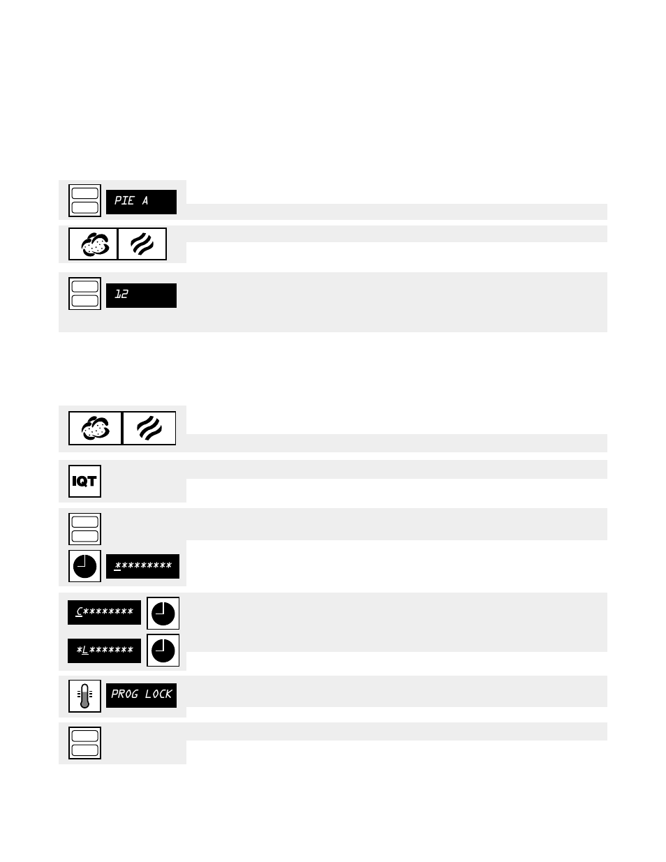 Program lock and passwords, Cooking functions | Henny Penny CLIMAPLUS LCG User Manual | Page 48 / 84