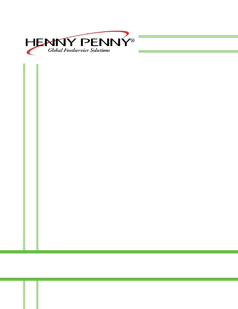 Henny Penny PFE-592 User Manual | 80 pages