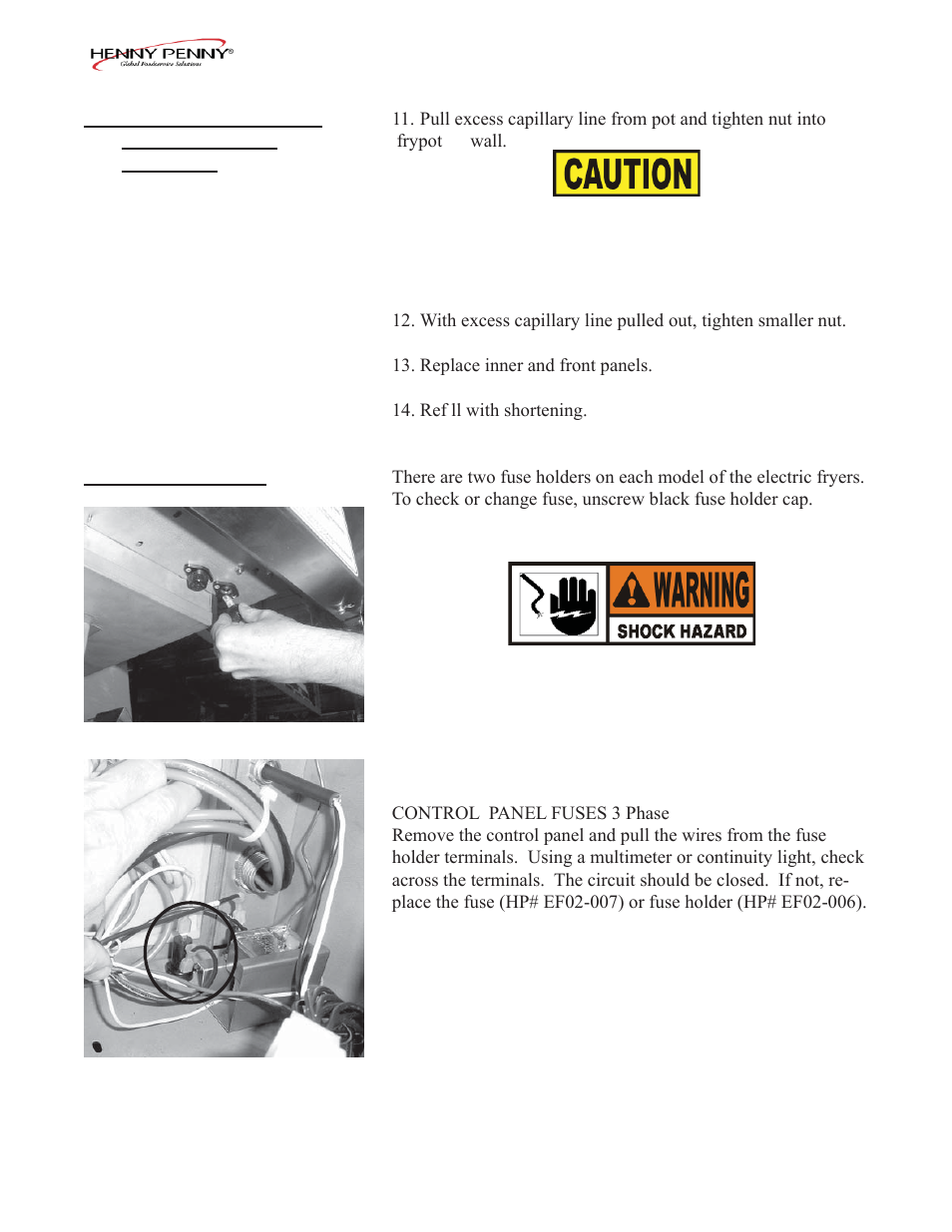 Henny Penny PFE-592 User Manual | Page 20 / 80