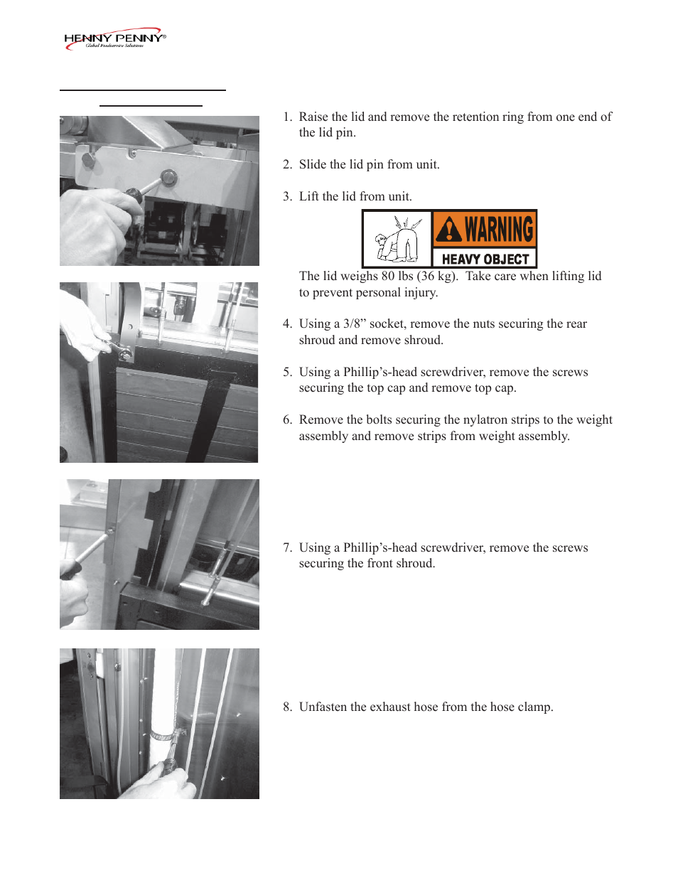 Henny Penny PFE-592 User Manual | Page 40 / 80