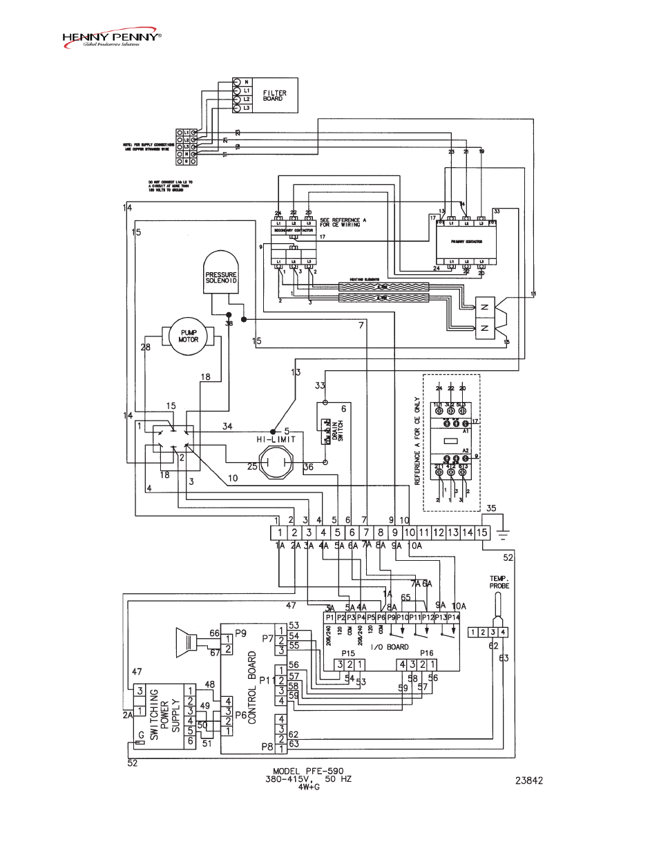 Henny Penny PFE-592 User Manual | Page 50 / 80
