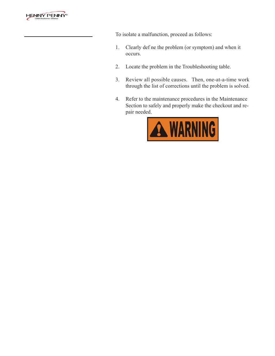 Henny Penny PFE-592 User Manual | Page 6 / 80