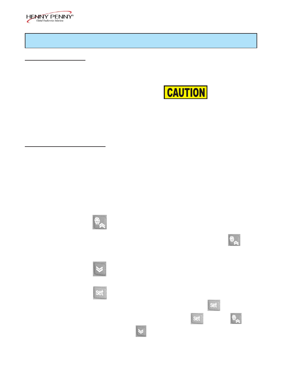 Henny Penny CBC/CBR-104 EN User Manual | Page 12 / 22