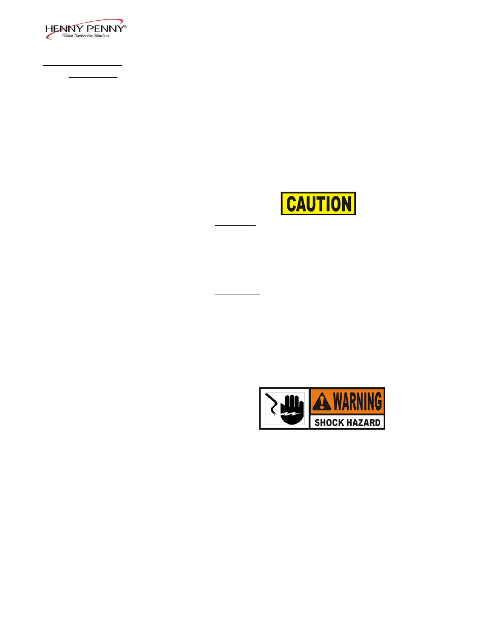Henny Penny CBC/CBR-104 EN User Manual | Page 15 / 22
