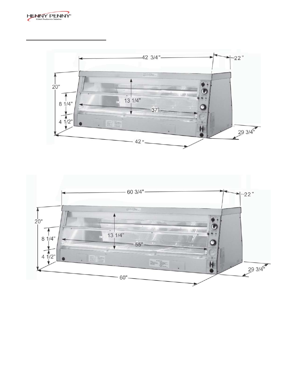 Henny Penny HUMIDIFIED COUNTER WARMER HCW-8 User Manual | Page 13 / 26