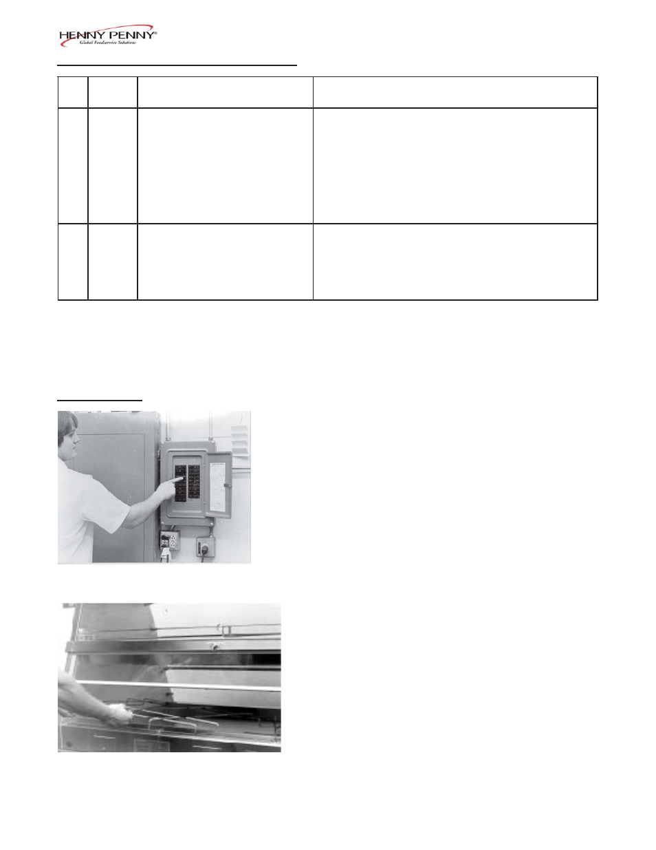 Henny Penny HUMIDIFIED COUNTER WARMER HCW-8 User Manual | Page 20 / 26