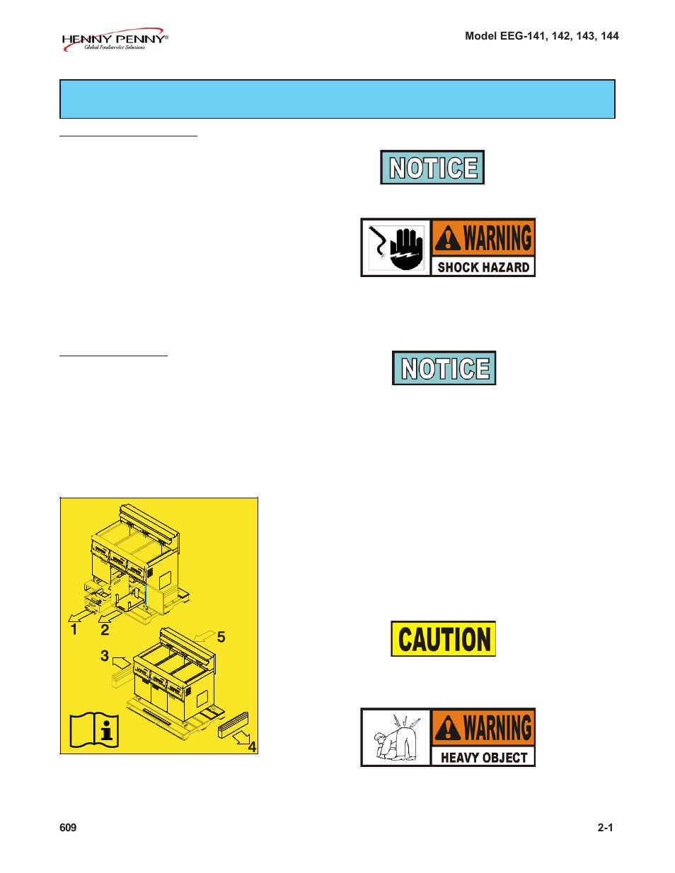 Henny Penny EVOLUTION ELITE EEG-141 User Manual | Page 13 / 72