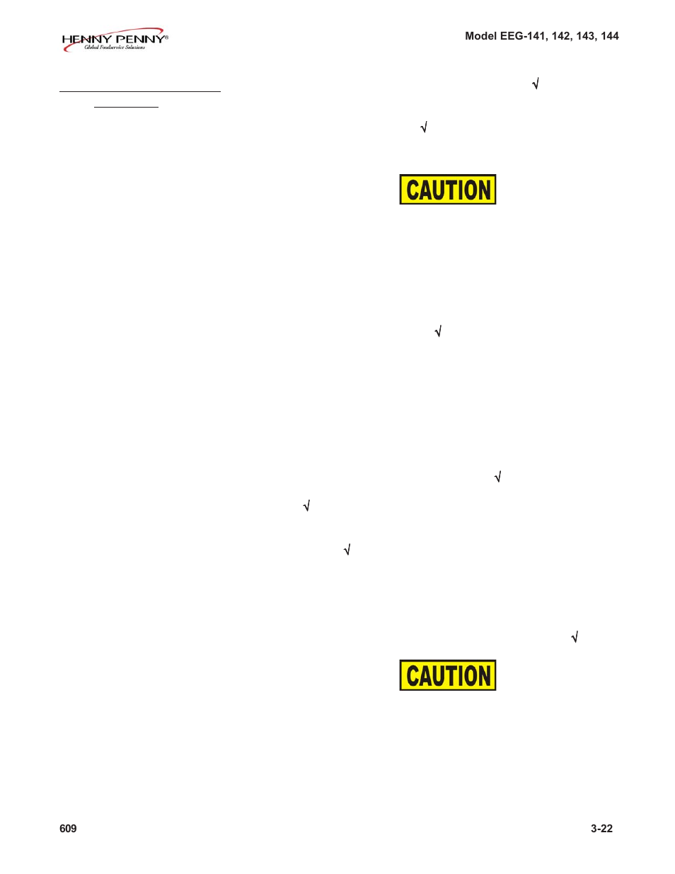 Henny Penny EVOLUTION ELITE EEG-141 User Manual | Page 43 / 72