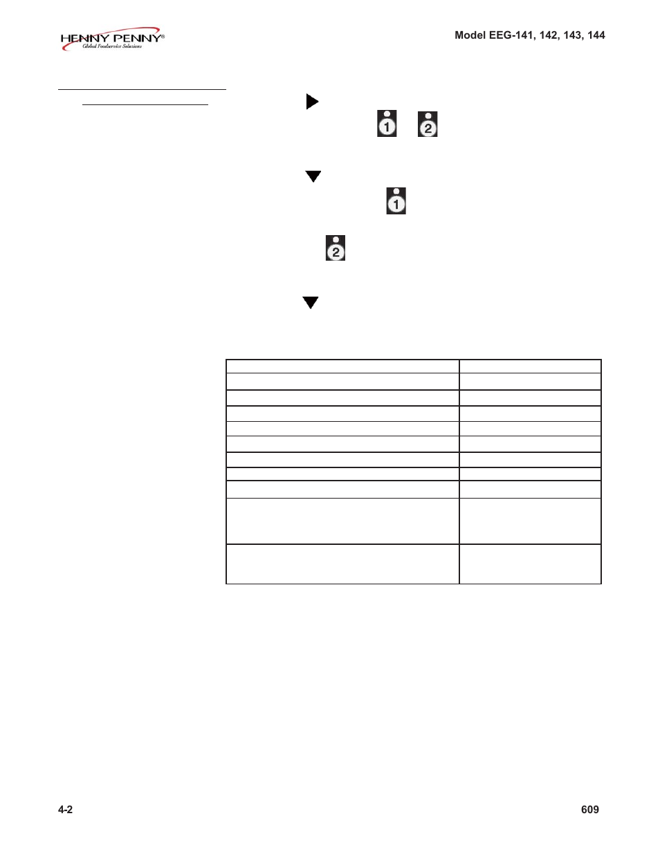 Henny Penny EVOLUTION ELITE EEG-141 User Manual | Page 50 / 72