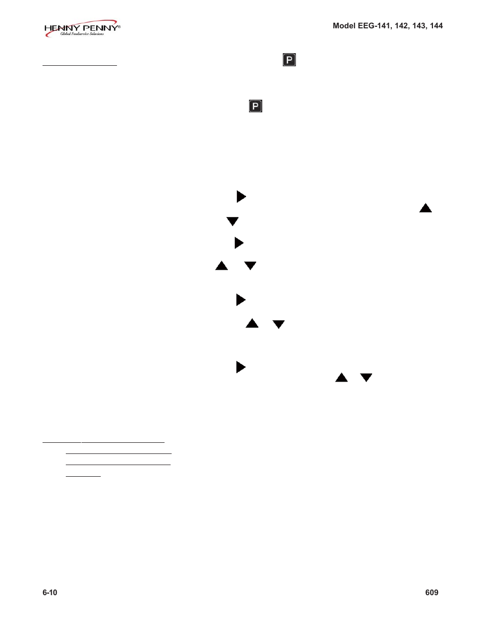Henny Penny EVOLUTION ELITE EEG-141 User Manual | Page 66 / 72