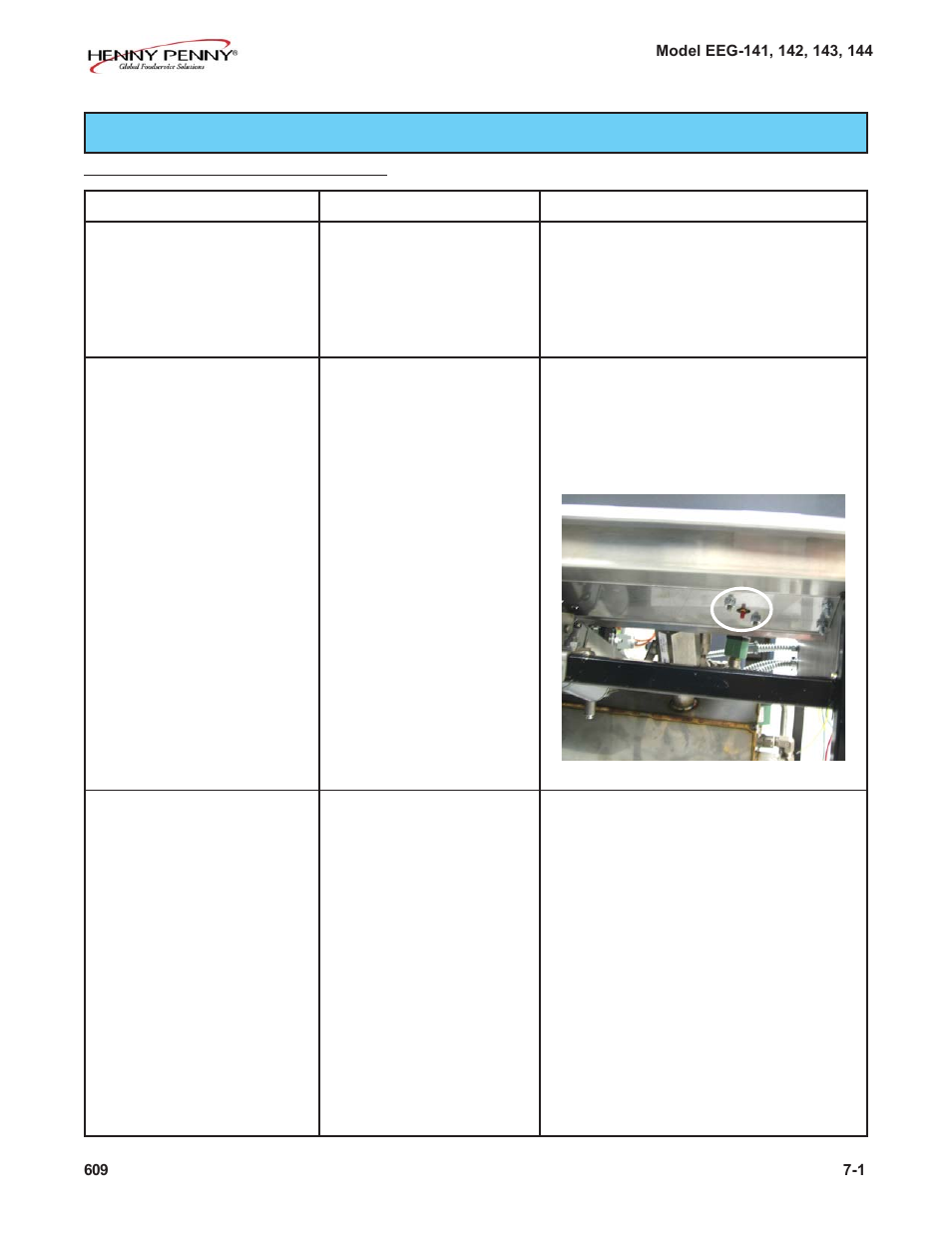 Henny Penny EVOLUTION ELITE EEG-141 User Manual | Page 67 / 72