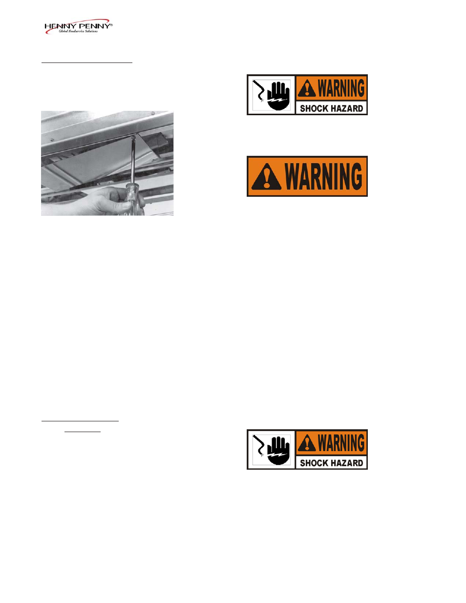 Henny Penny HCS-2 User Manual | Page 25 / 59
