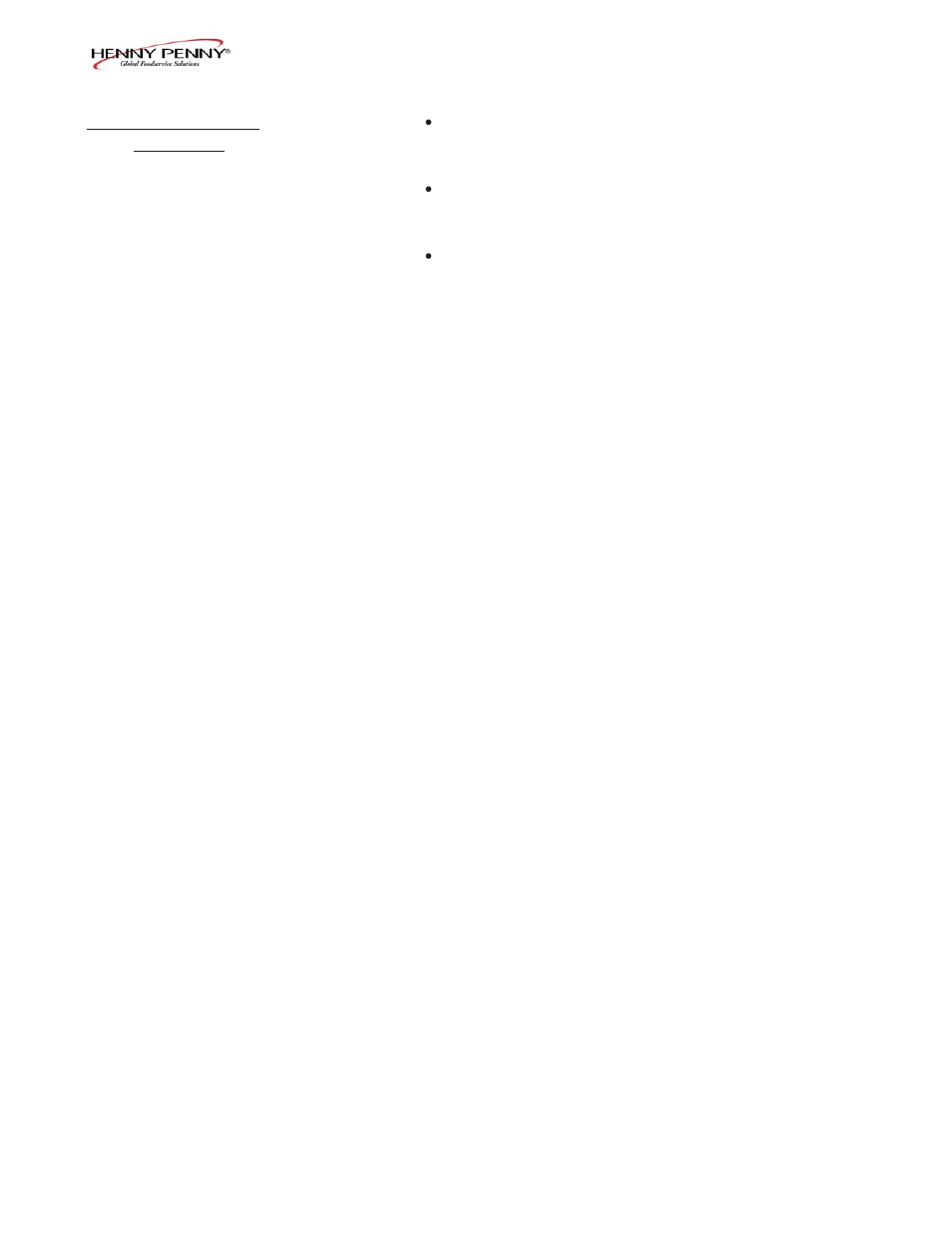 Henny Penny HCS-2 User Manual | Page 28 / 59