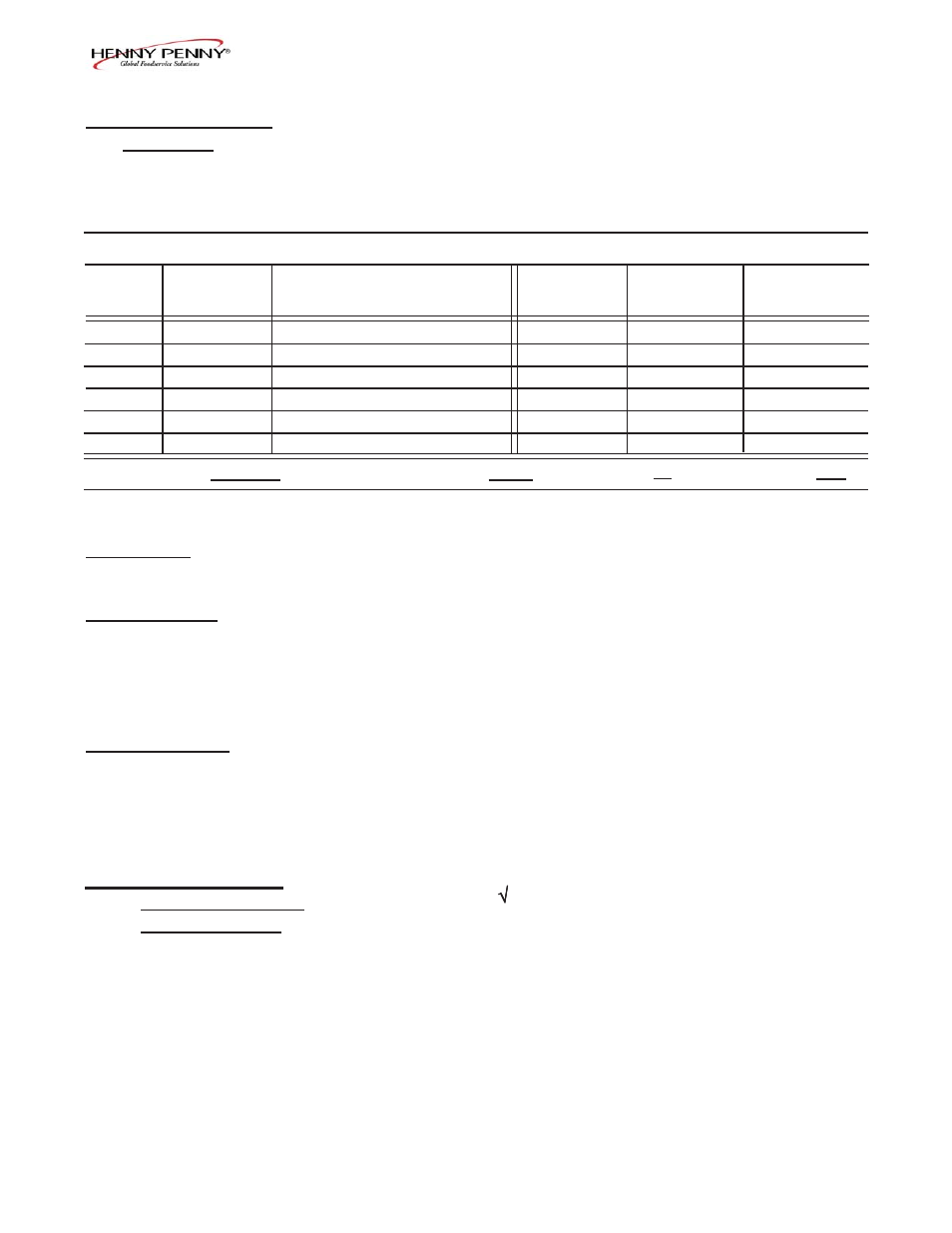 Henny Penny HCS-2 User Manual | Page 53 / 59
