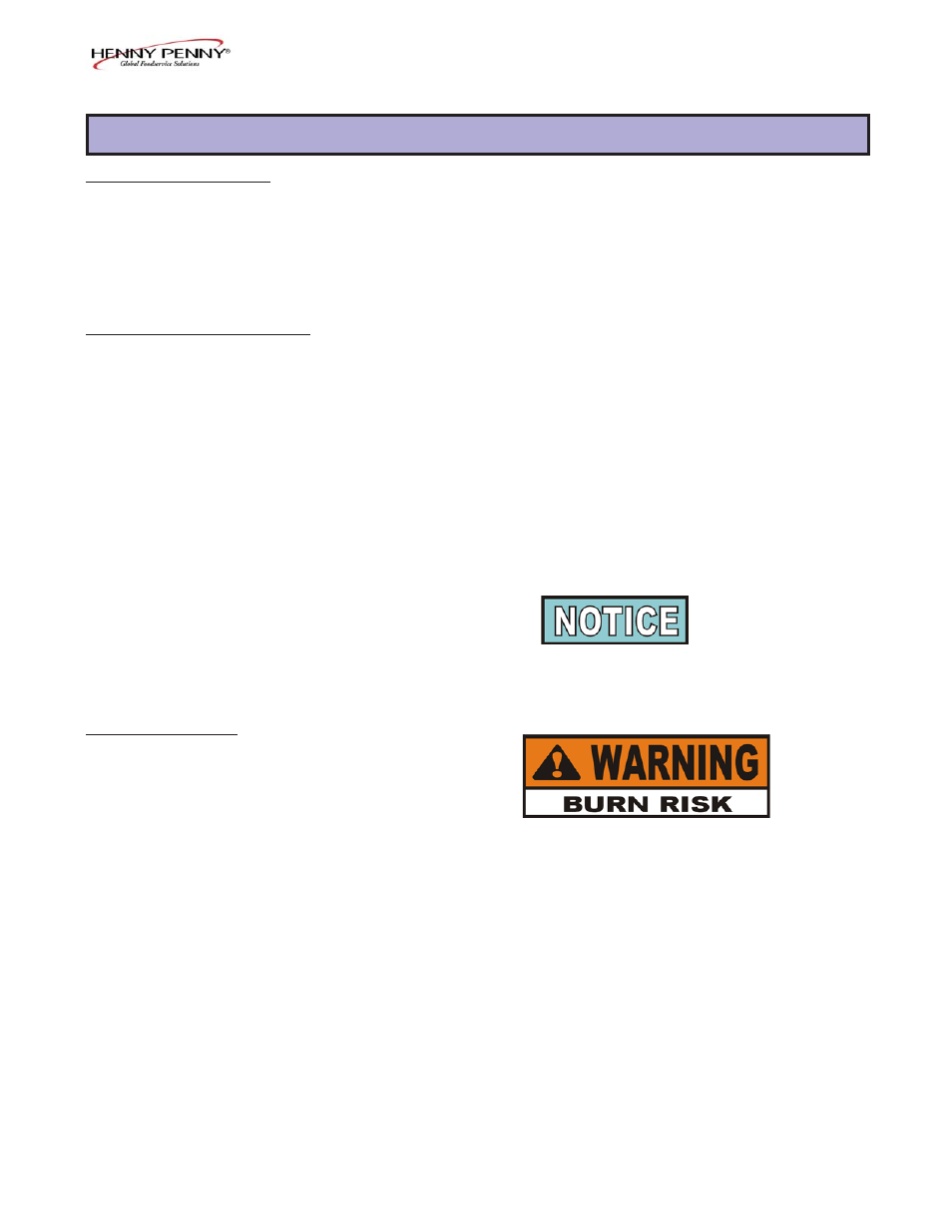Section 2. maintenance | Henny Penny HCS-2 User Manual | Page 9 / 59