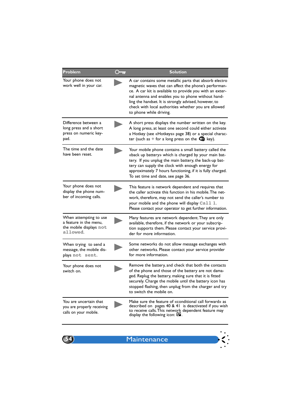 Maintenance | Philips GenieDB User Manual | Page 57 / 61