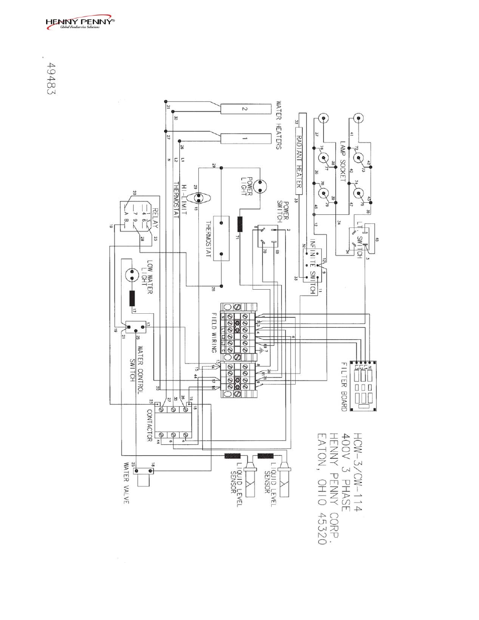 Henny Penny CW-114 User Manual | Page 34 / 41