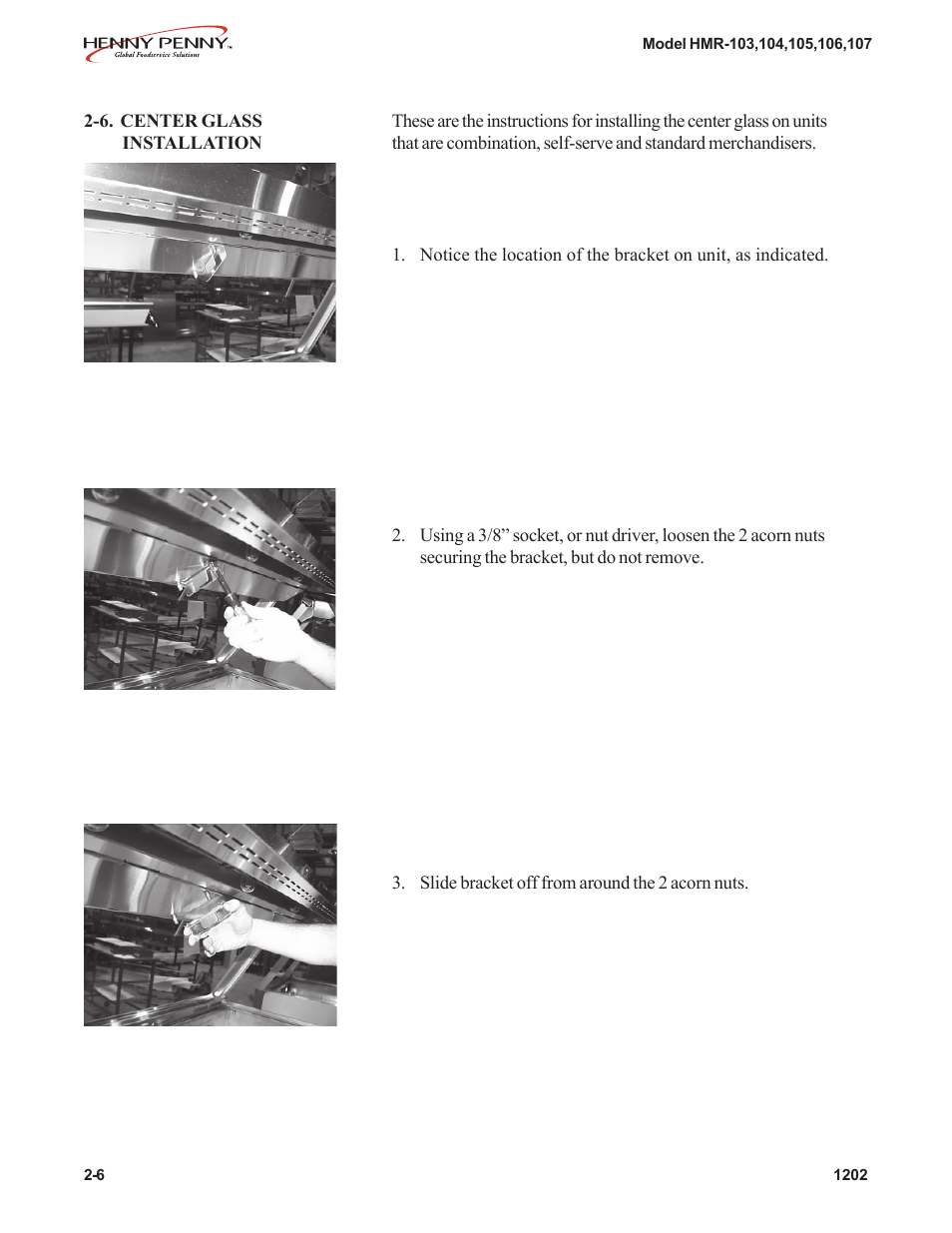 Henny Penny HMR-104 User Manual | Page 6 / 8