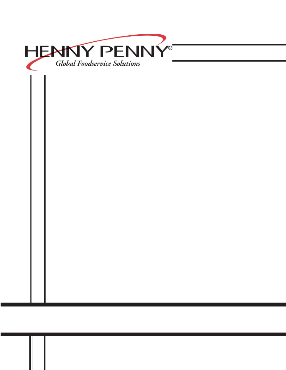 Henny Penny SCR-6/8 User Manual | 44 pages