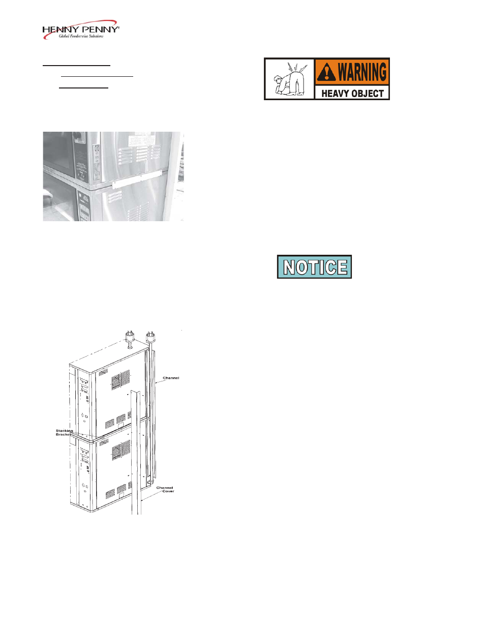 Henny Penny SCR-6/8 User Manual | Page 11 / 44