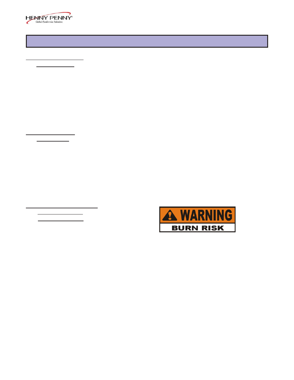 Section 5, 1. program cook parameters, 2. loading the rotisserie | 3. removing spits and product from the rotisserie | Henny Penny SCR-6/8 User Manual | Page 33 / 44