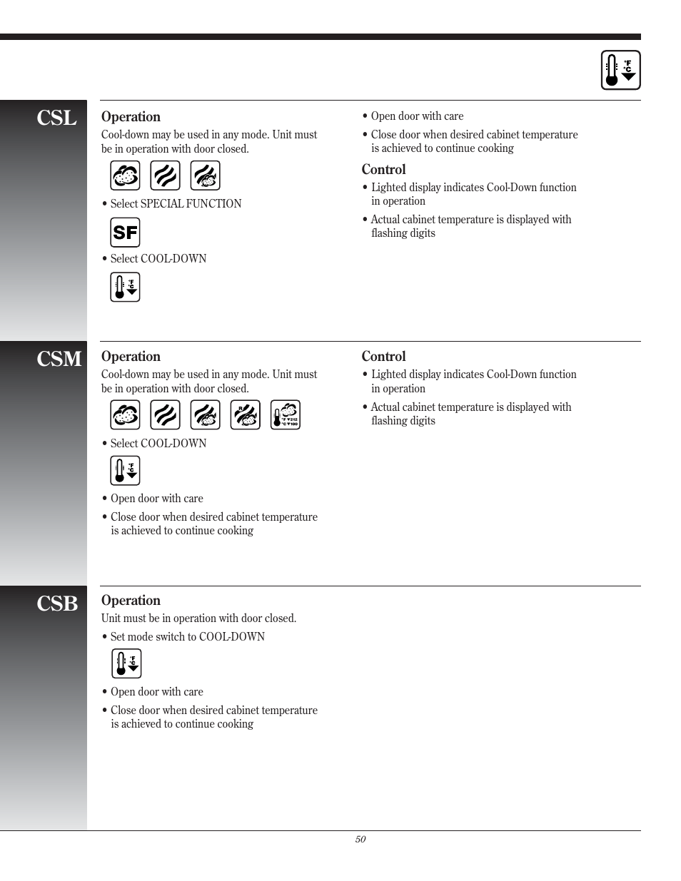 Csm csb | Henny Penny CSG User Manual | Page 51 / 94