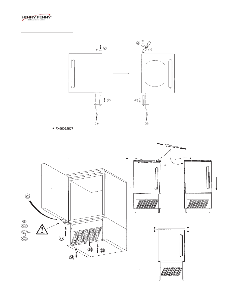 Step 3 step 4 | Henny Penny BCF-65 User Manual | Page 6 / 7