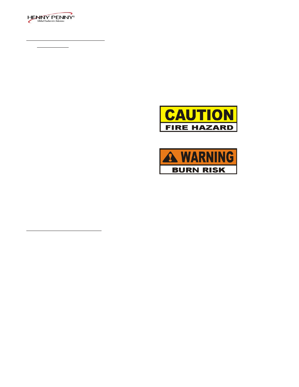 Henny Penny EEE-143 User Manual | Page 10 / 63