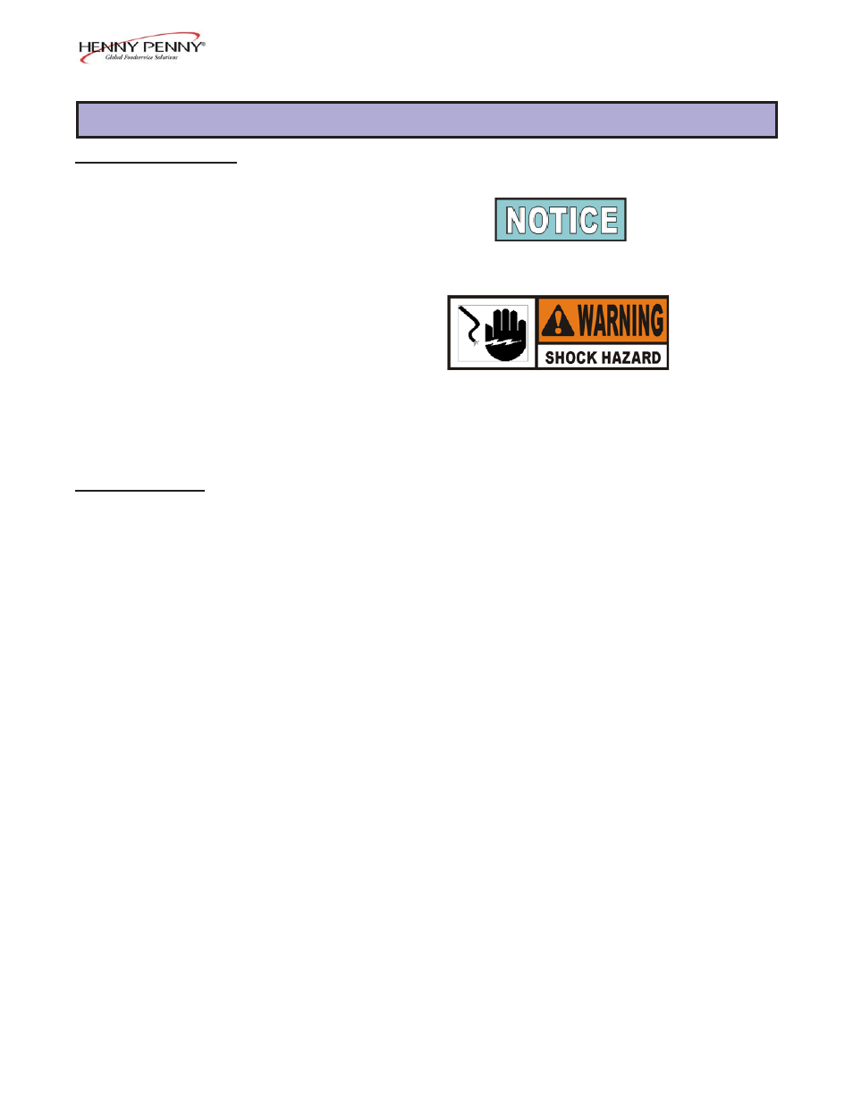 Section 2 | Henny Penny HMI-103 User Manual | Page 7 / 19