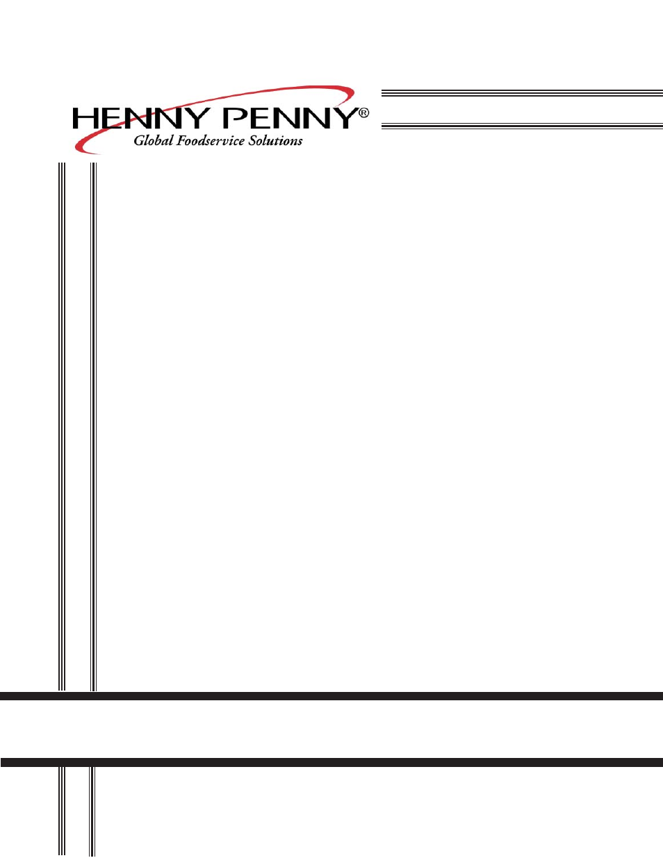 Henny Penny ISLAND WARMER HMI-105 User Manual | 34 pages