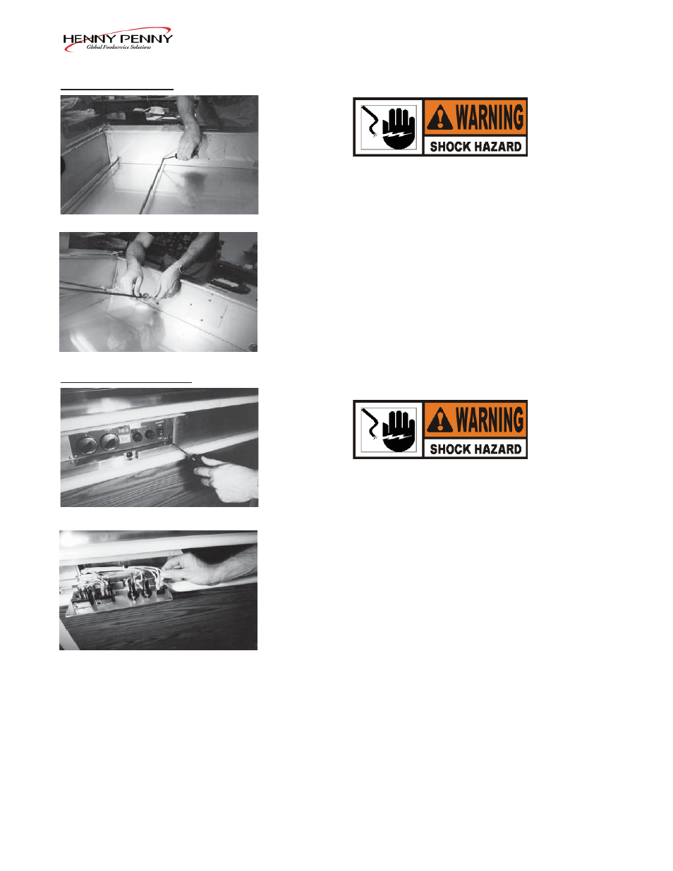 Henny Penny ISLAND WARMER HMI-105 User Manual | Page 11 / 34