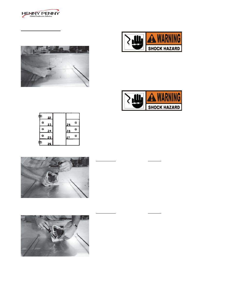 Henny Penny ISLAND WARMER HMI-105 User Manual | Page 16 / 34