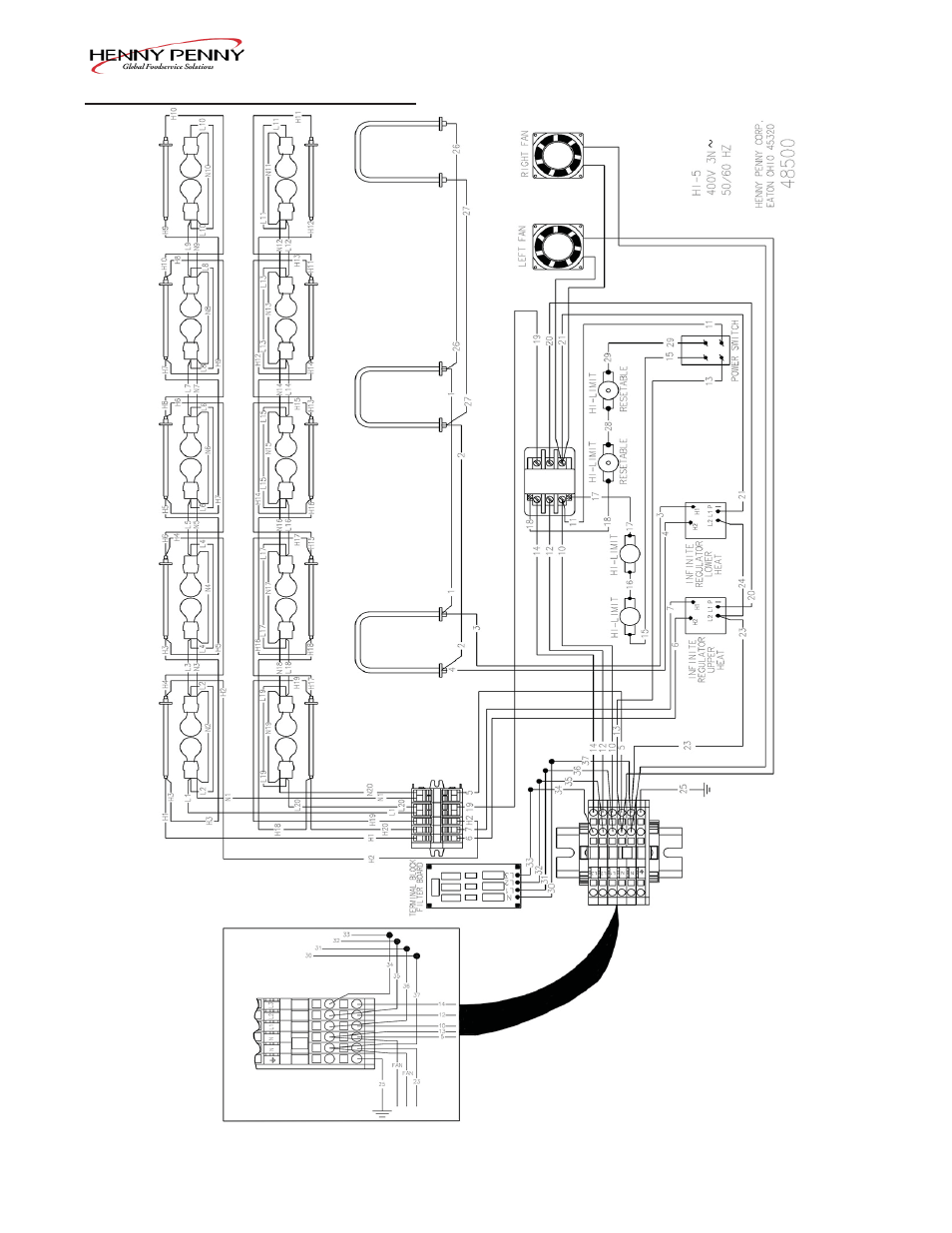 Henny Penny ISLAND WARMER HMI-105 User Manual | Page 23 / 34