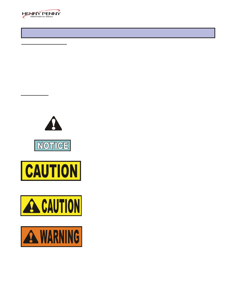 Henny Penny ISLAND WARMER HMI-105 User Manual | Page 5 / 34