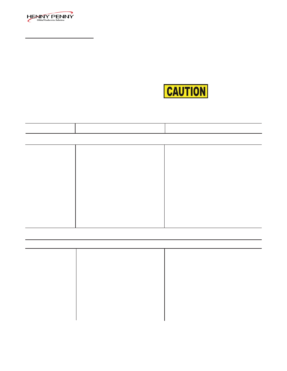 Henny Penny ISLAND WARMER HMI-105 User Manual | Page 6 / 34