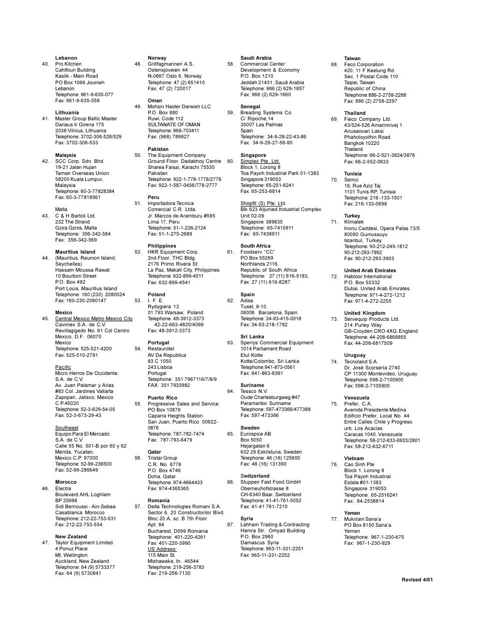 Henny Penny BCC/BCR-140 User Manual | Page 39 / 39