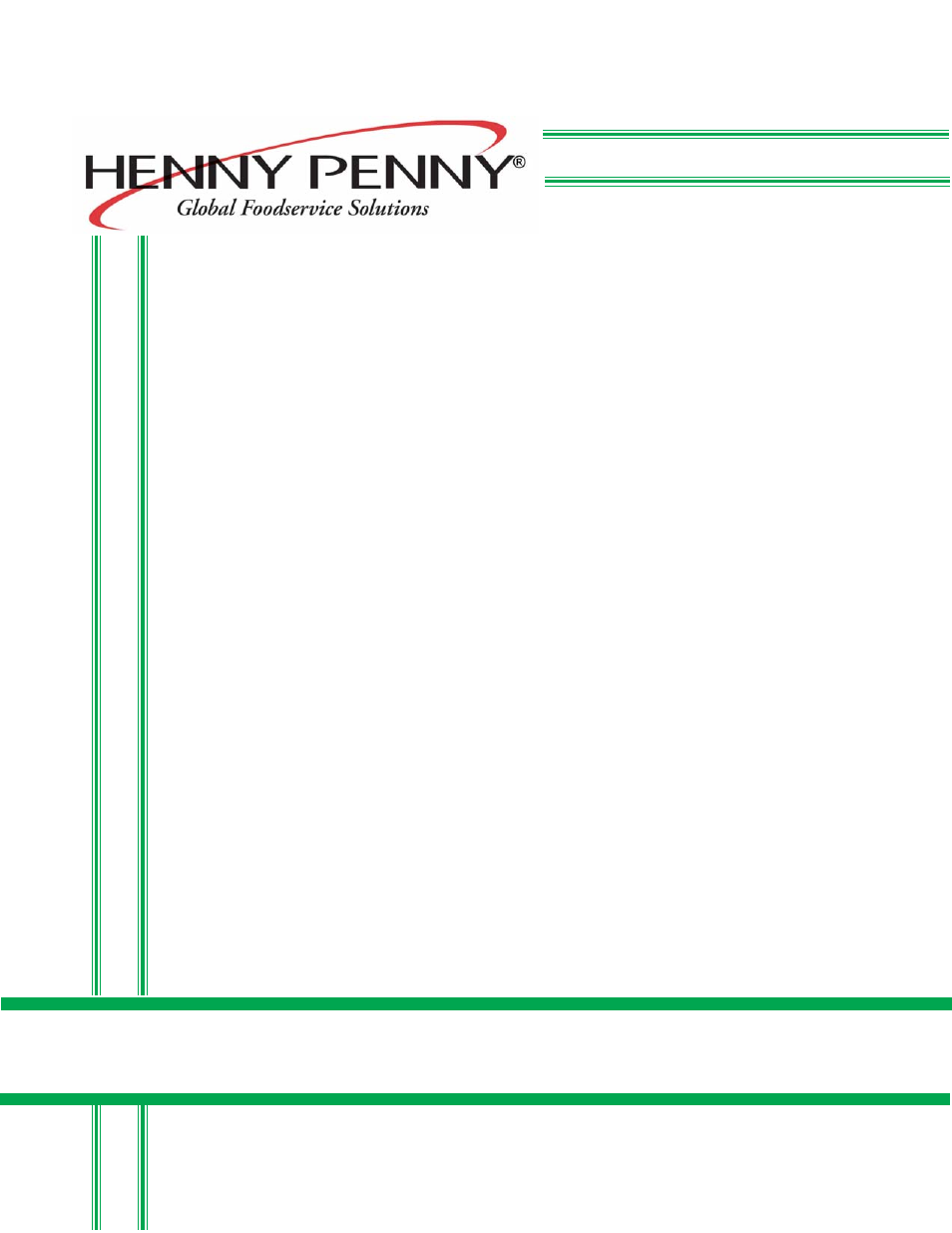 Henny Penny OFG-391 User Manual | 79 pages