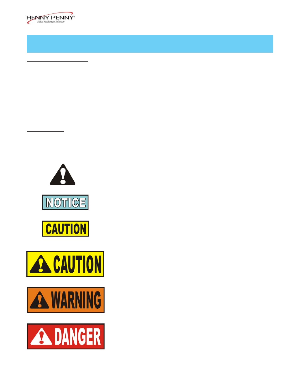Section 1 | Henny Penny OFG-391 User Manual | Page 7 / 79
