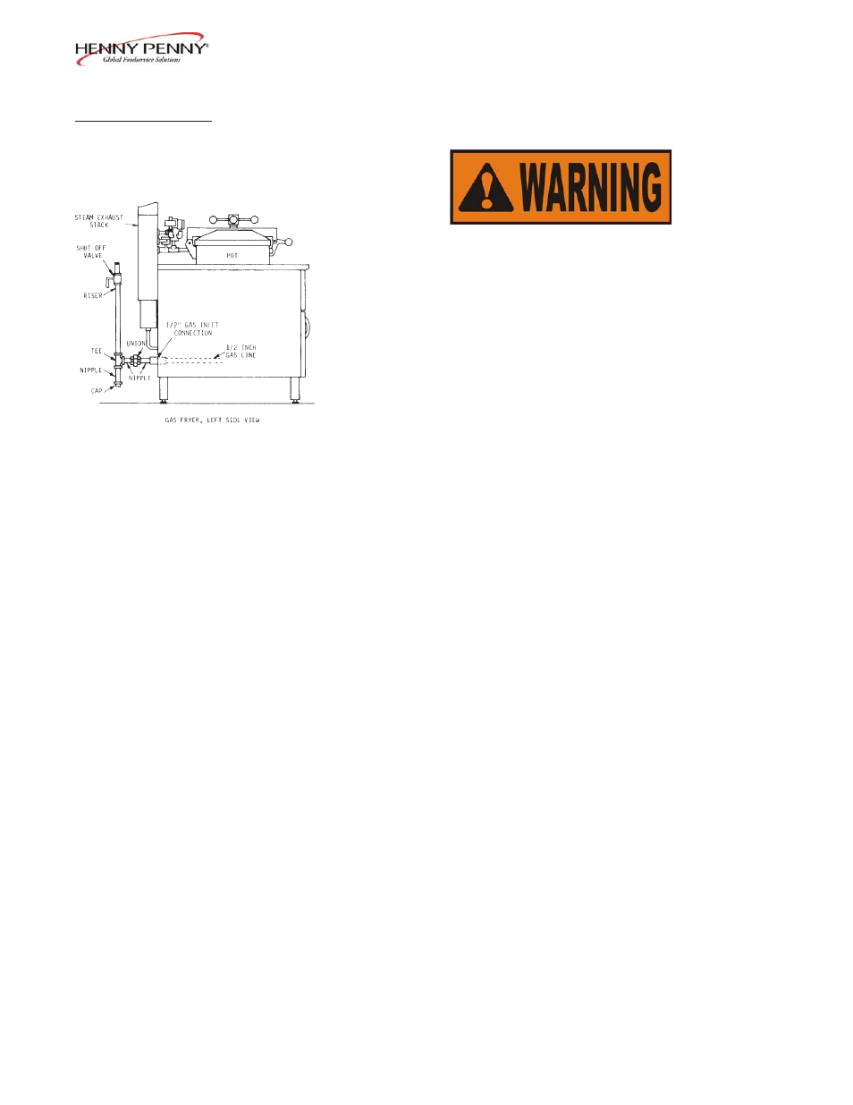 Henny Penny PRESSURE FRYERS 600 User Manual | Page 16 / 66