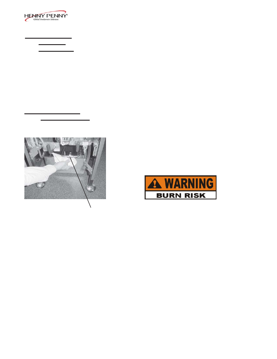 Henny Penny PRESSURE FRYERS 600 User Manual | Page 44 / 66