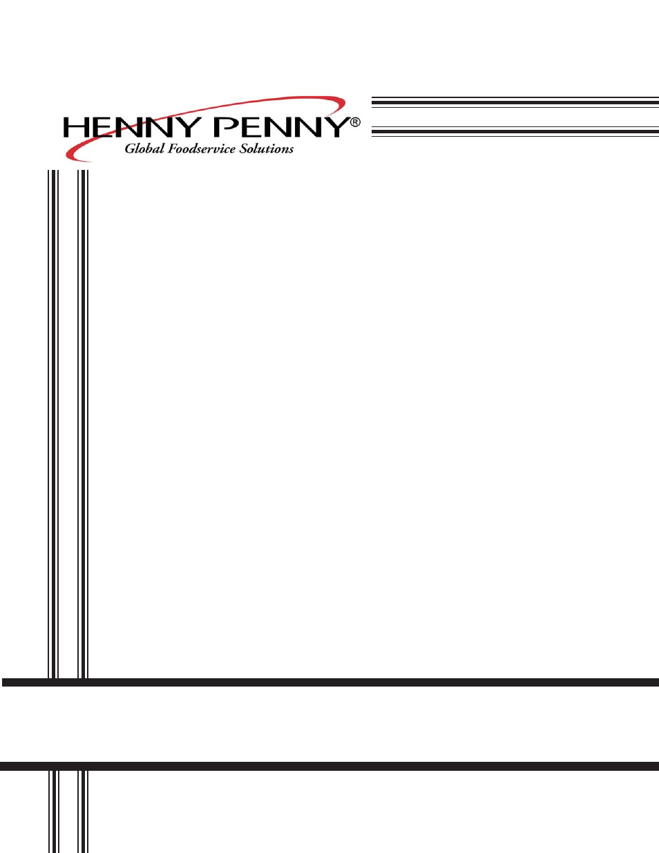 Henny Penny FM07-020-F User Manual | 40 pages