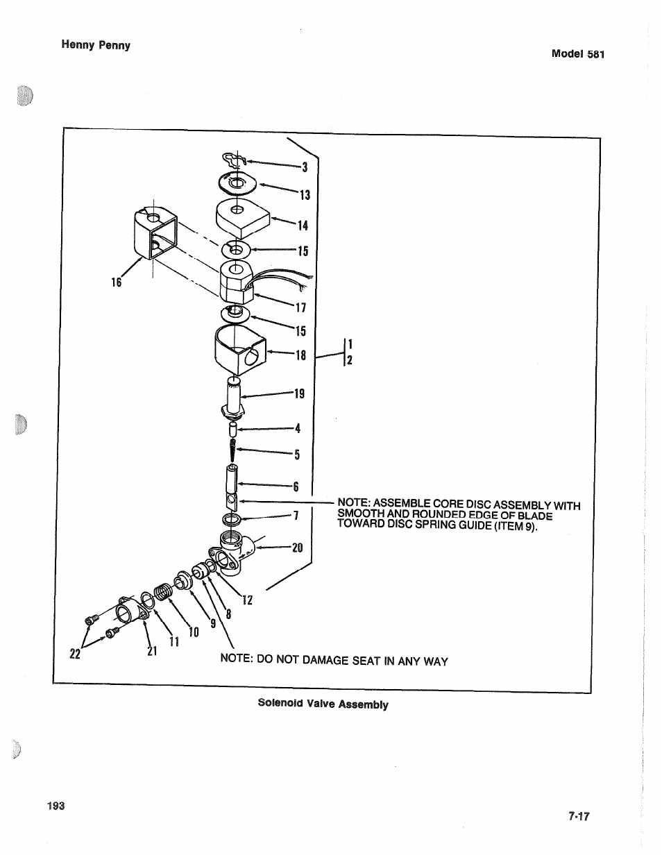 Henny Penny 581 User Manual | Page 17 / 17