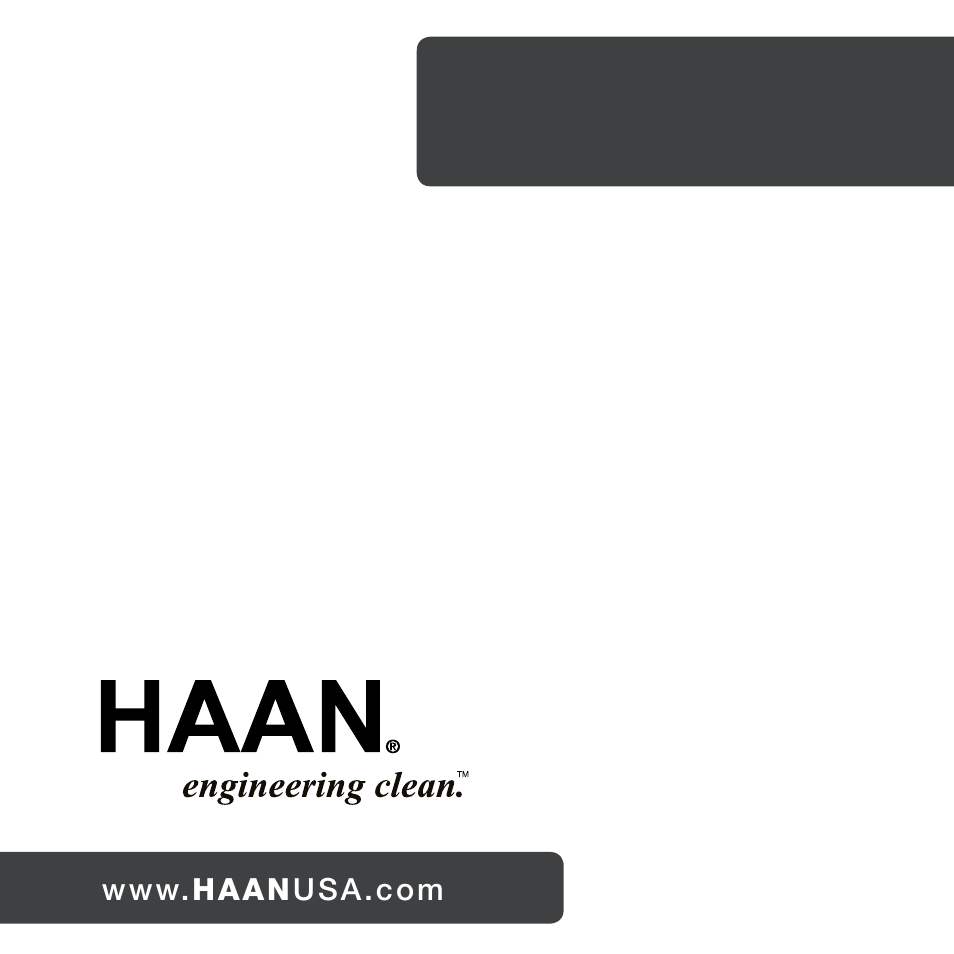 Haan QUICKPRO TS-30 User Manual | Page 20 / 20